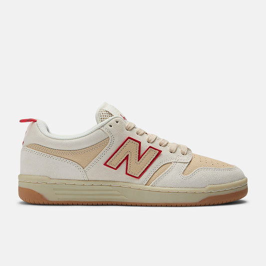 New Balance Numeric 480 - (Chocolate) White Red