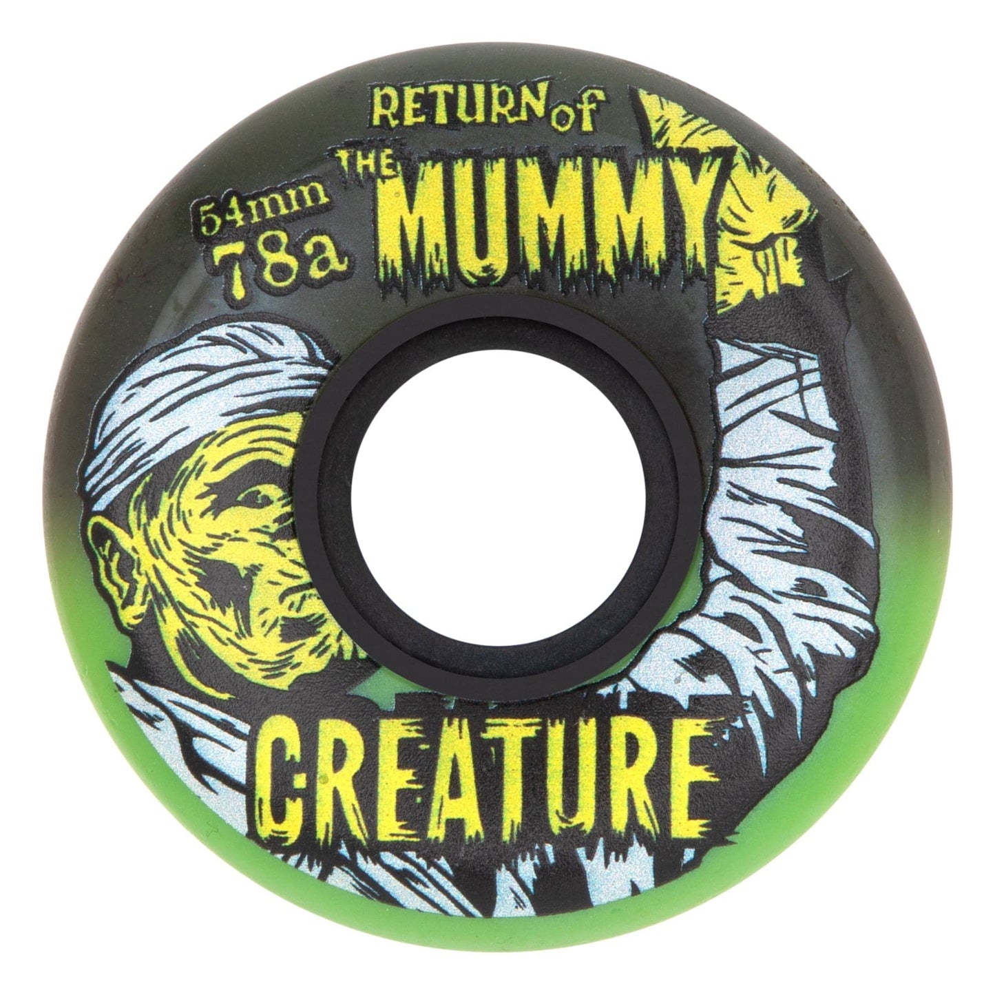 OJ WHEELS WHEELS 54mm OJ Creature Mummy Keyframe Green Black 54mm - 78a