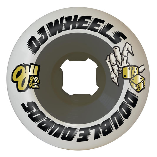 OJ WHEELS WHEELS 58mm OJ Mini Combo Double Duro White Black Wheels 99A/95A