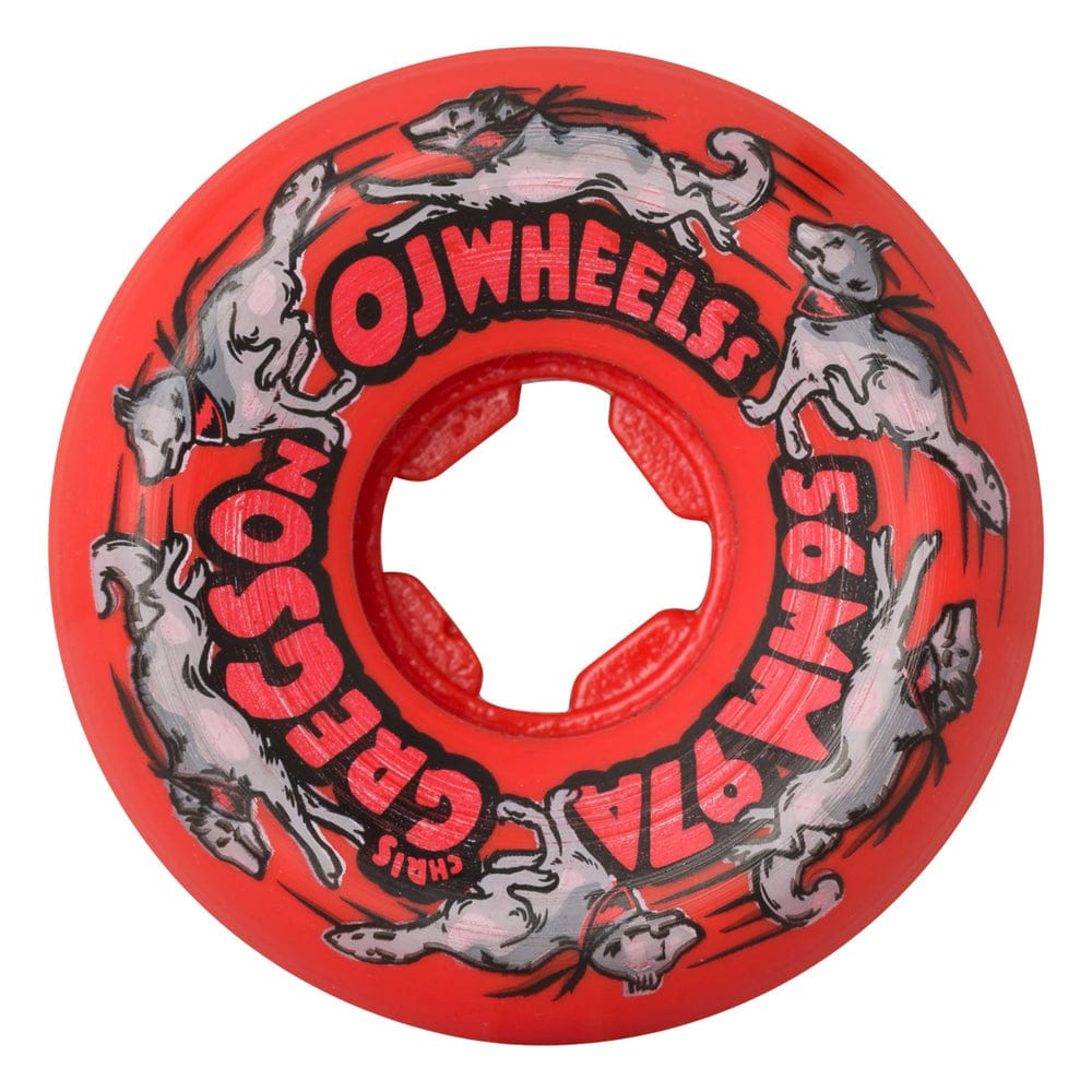 OJ WHEELS WHEELS 56mm OJ Mini Combo Gregson Masher Red Elite Wheels 97a - 56mm