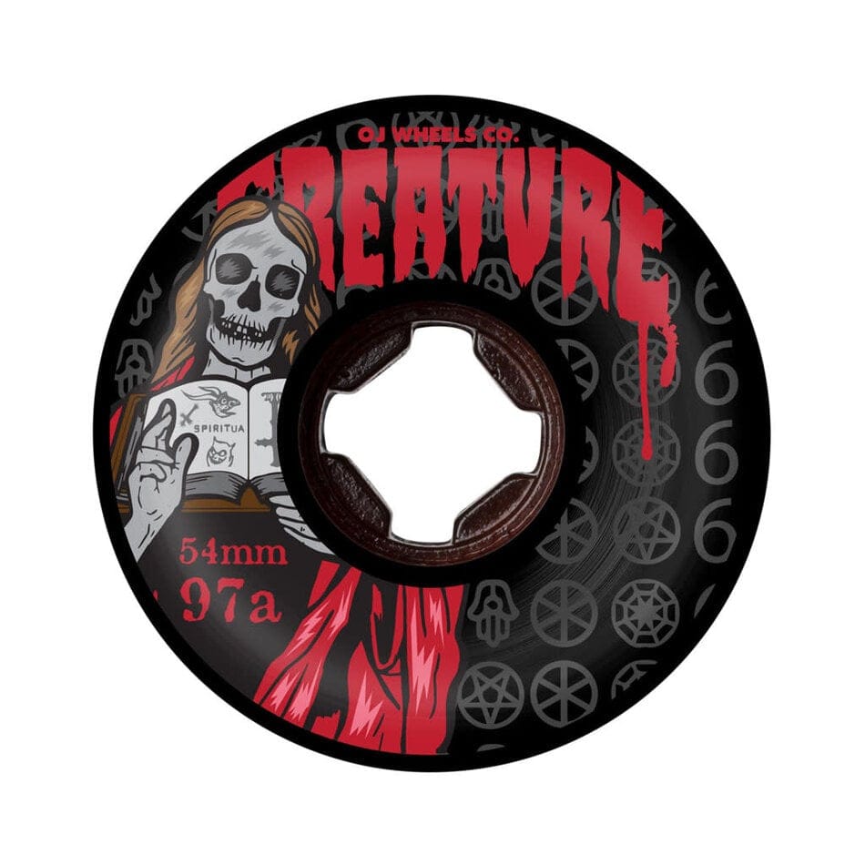 OJ WHEELS WHEELS 54mm OJ x Creature Book Of OJ Bloodsuckers Hardline Wheels 54mm - 97D