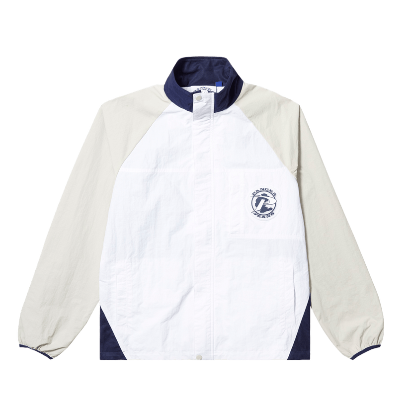 PANGEA JEANS JACKET L Pangea Jeans Feldspar Jacket - White Navy