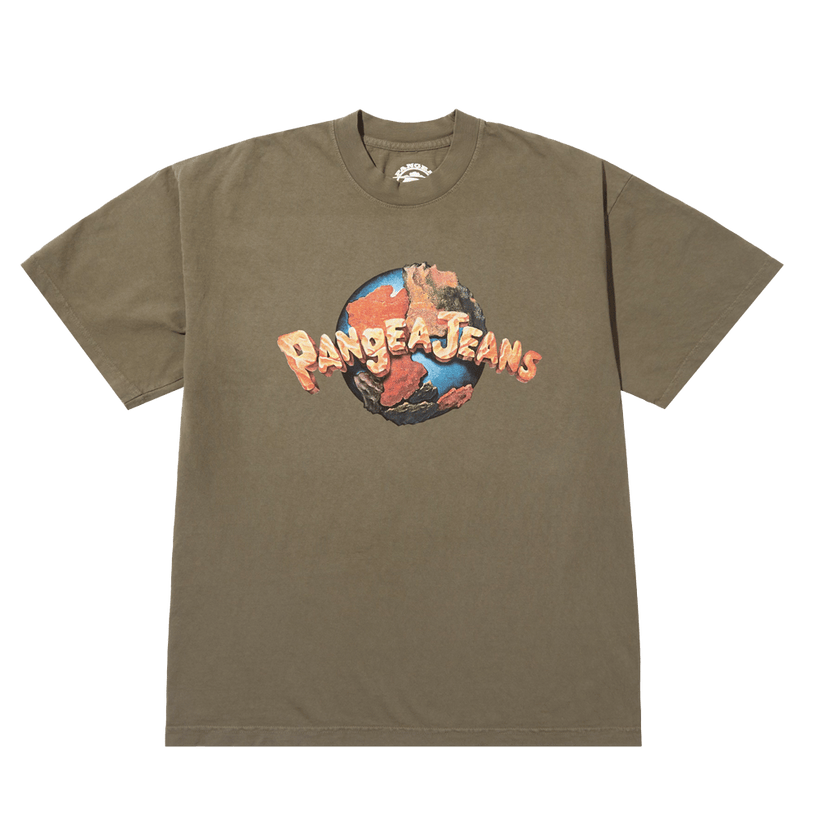 PANGEA JEANS T-SHIRT M Pangea Jeans Yabadabadoo Tee - Olive