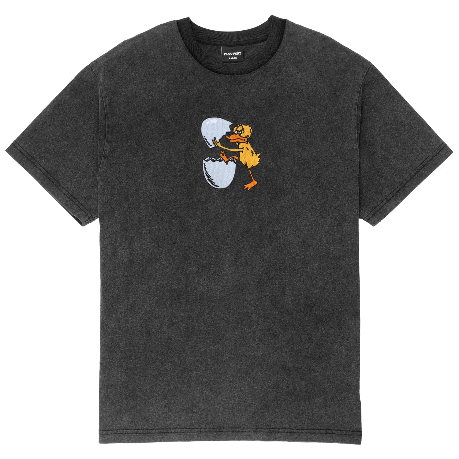 PASSPORT SKATEBOARDS T-SHIRT Pass~Port Over It Tee - Washed Black