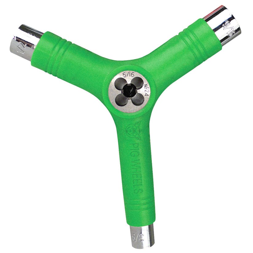 Pig Wheels SKATE TOOL Green Pig Skate Tool