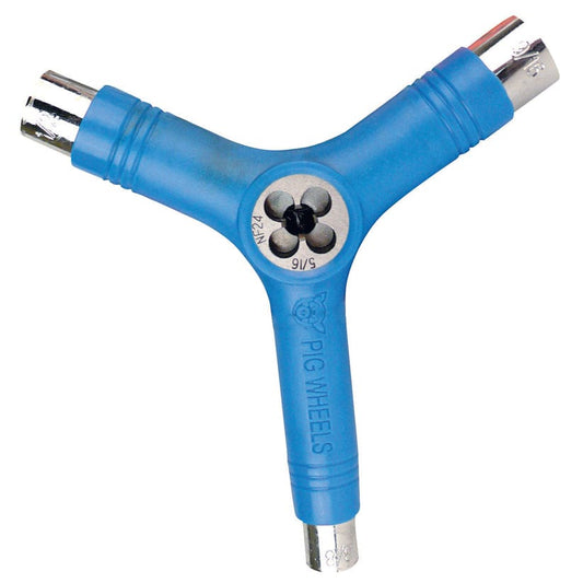 Pig Wheels SKATE TOOL Blue Pig Skate Tool