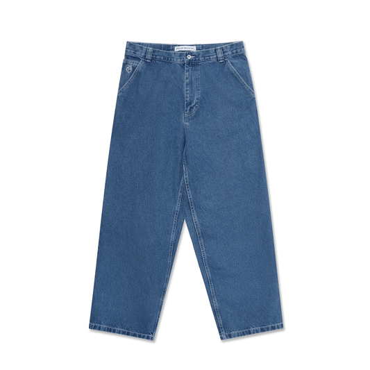 POLAR SKATE CO PANTS Polar Big Boy Work Jeans - Blue Wash