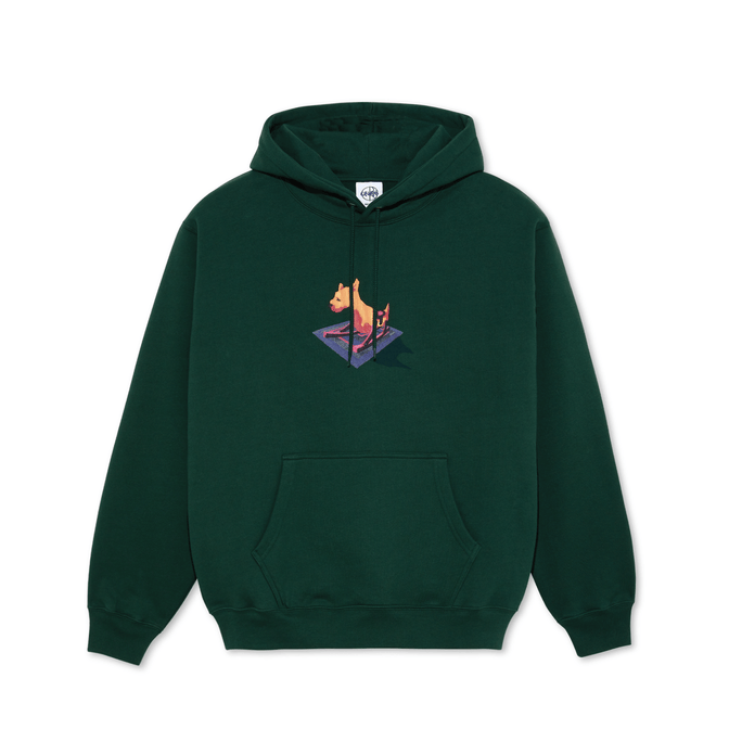 POLAR SKATE CO HOODIE Polar Dave Dog Hoodie - Dark Green