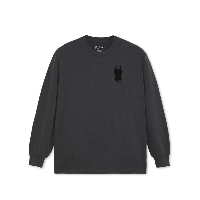 POLAR SKATE CO LONGSLEEVE TEE Polar Little Devils Longsleeve Tee - Graphite