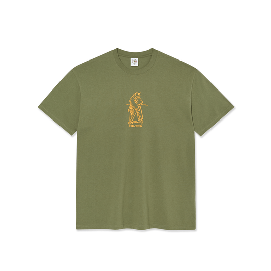 POLAR SKATE CO T-SHIRT Polar Skate Co. Evol Tee - Army Green