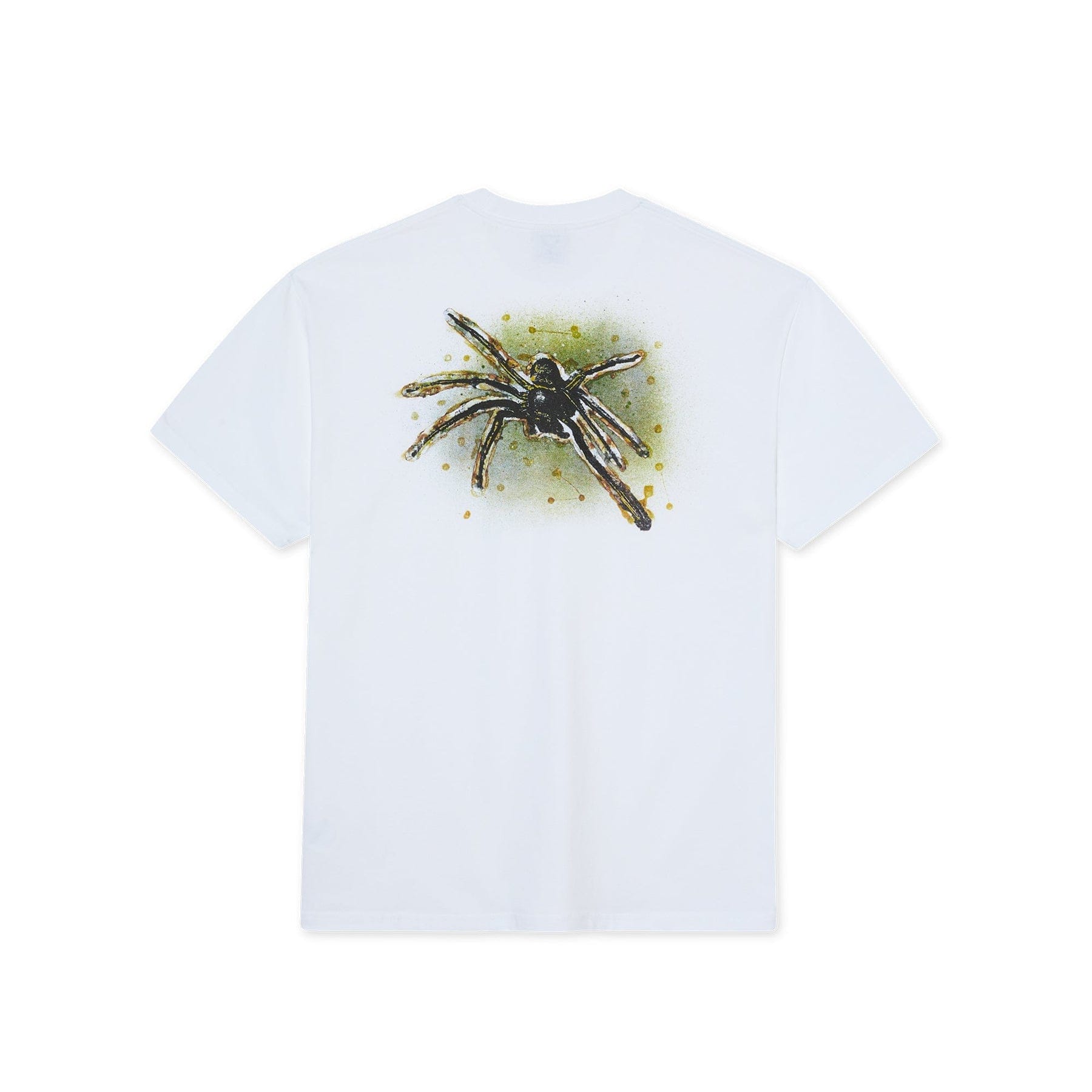 POLAR SKATE CO T-SHIRT Polar Skate Co. Green Spider Tee - White