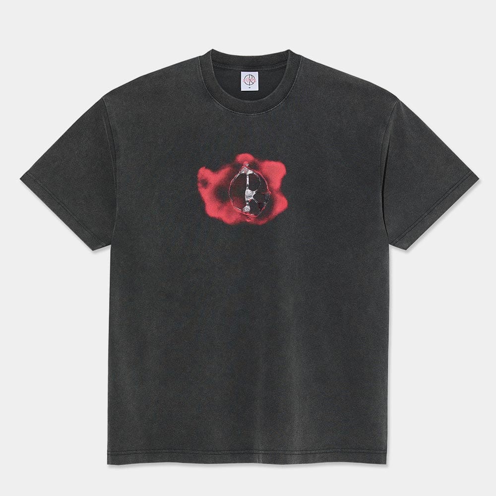 POLAR SKATE CO T-SHIRT Polar Skate Co. Metal Logo Tee - Silver Black