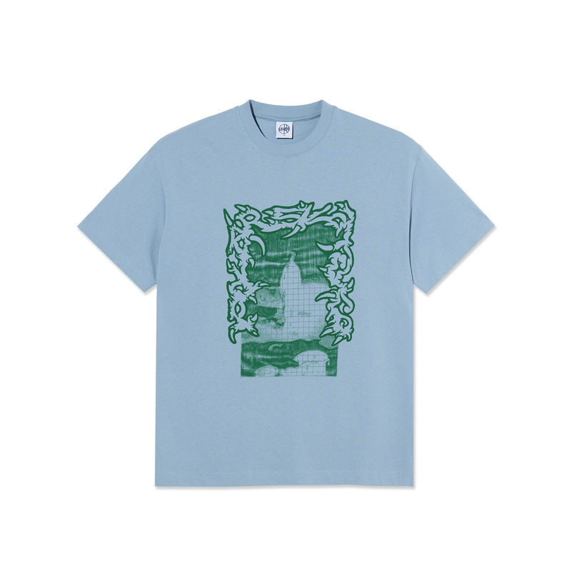 POLAR SKATE CO T-SHIRT Polar Skate Co. Passing Resemblance Tee - Dove Blue