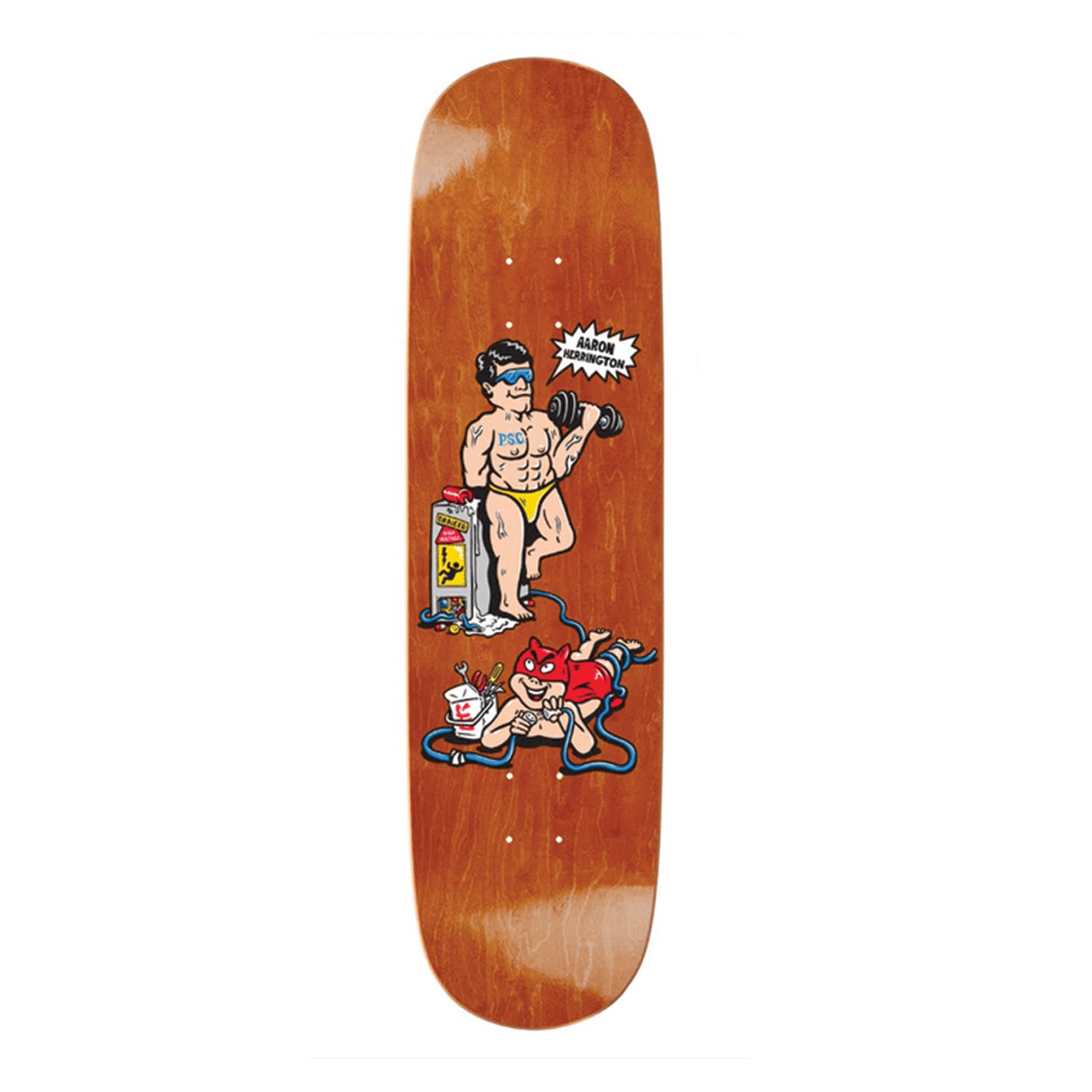 POLAR SKATE CO DECK Polar Skate Co. Pumping Iron Deck