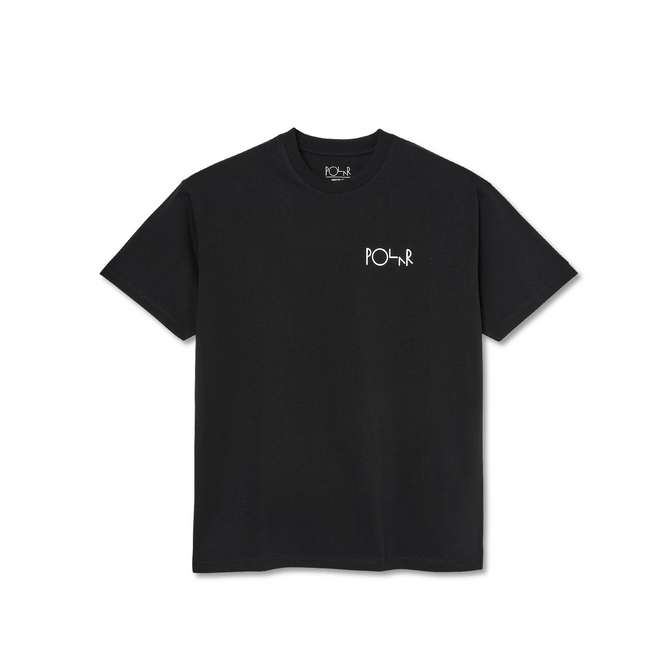 POLAR SKATE CO T-SHIRT Polar Skate Co Stroke Logo Tee - Black