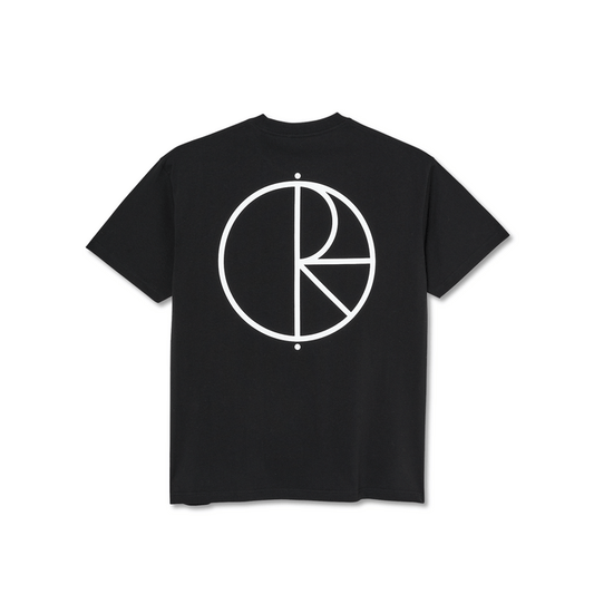 POLAR SKATE CO T-SHIRT Polar Skate Co Stroke Logo Tee - Black
