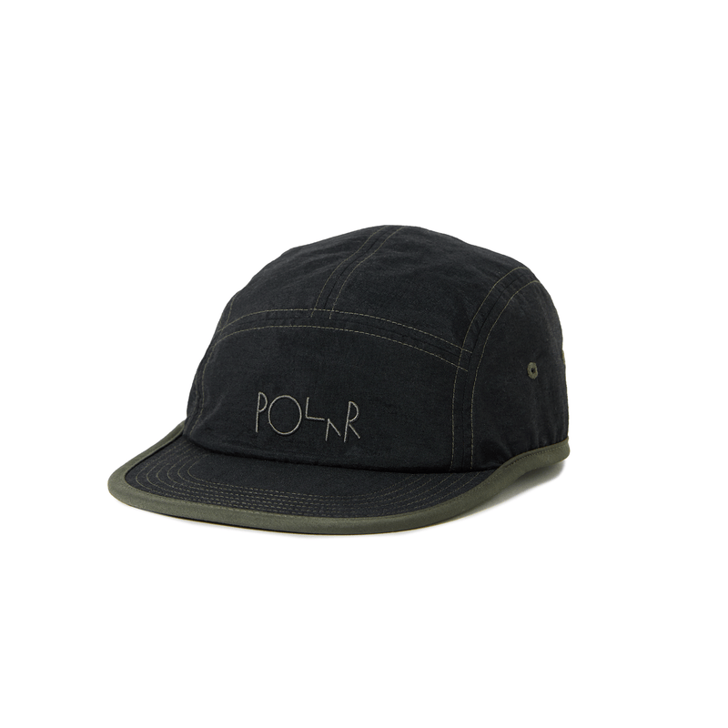 POLAR SKATE CO HAT Polar Skate Co. Vilde Cap - Black Army Green