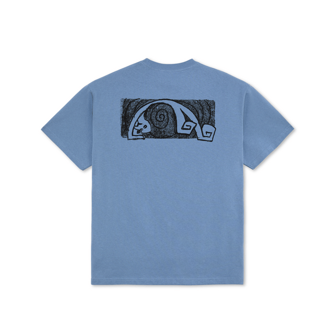 POLAR SKATE CO T-SHIRT Polar Yoga Trippin Tee - Oxford Blue