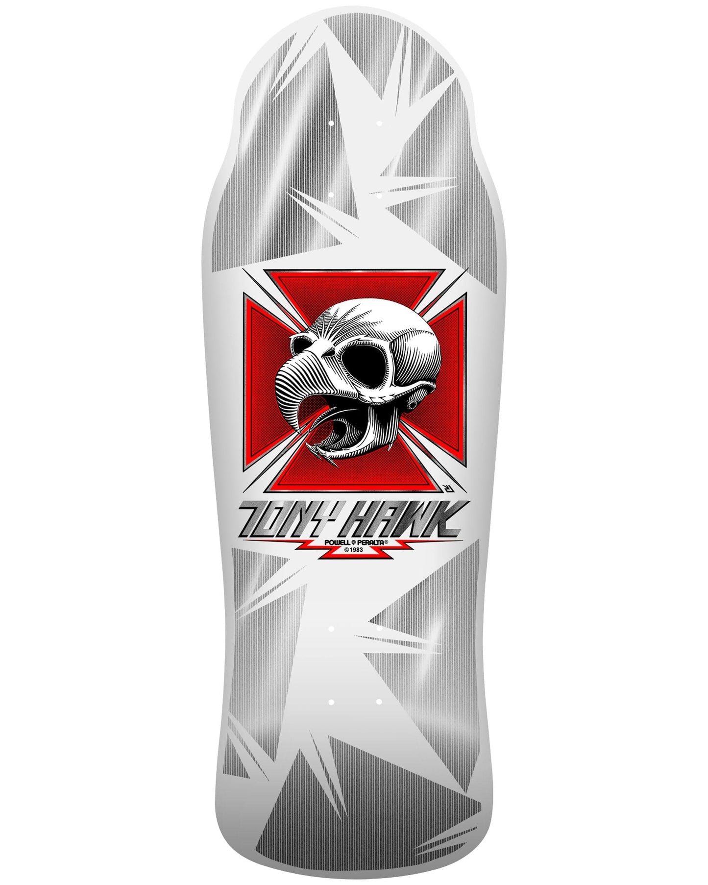 POWELL PERALTA DECK 10.0 Powell Peralta Bones Brigade Series 17 Tony Hawk White Deck - 10.0