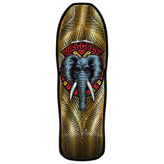 POWELL PERALTA DECK 10.0 Powell Peralta Mike Vallely Elephant Gold Foil Reissue Deck - 10.0