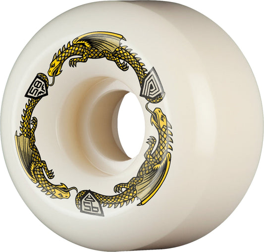 POWELL PERALTA WHEELS 58mm x 33mm Powell Peralta Red Dragon Formula Symmetrical Shape Wheels Rat Bone II 58mm - 95a