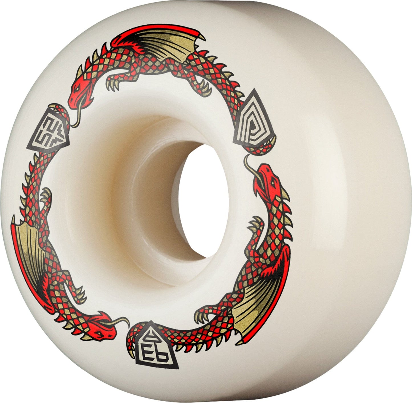 POWELL PERALTA WHEELS Powell Peralta Red Dragon Formula Symmetrical Shape Wheels V1 - 93A