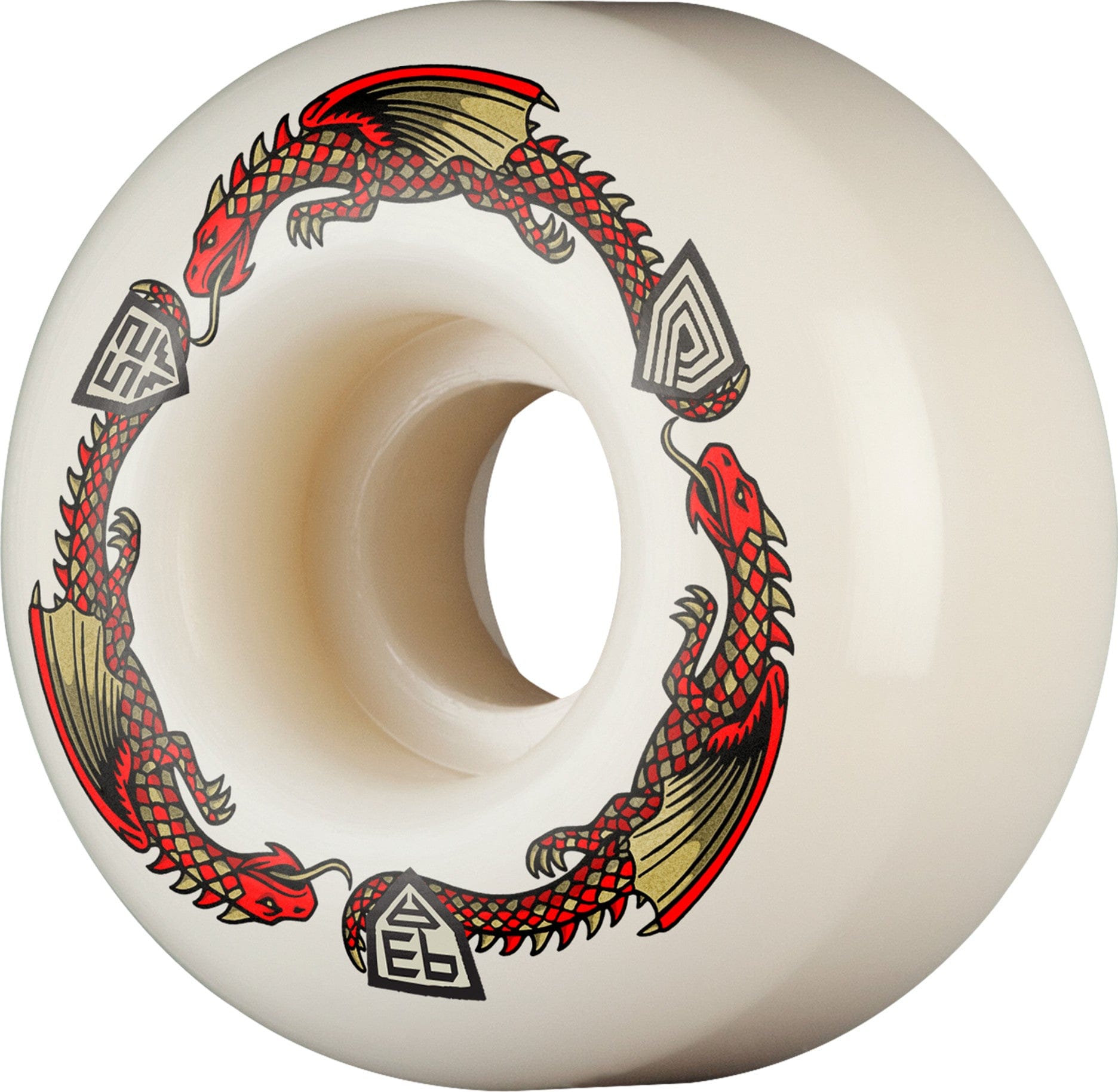 POWELL PERALTA WHEELS Powell Peralta Red Dragon Formula Symmetrical Shape Wheels V1 - 93A
