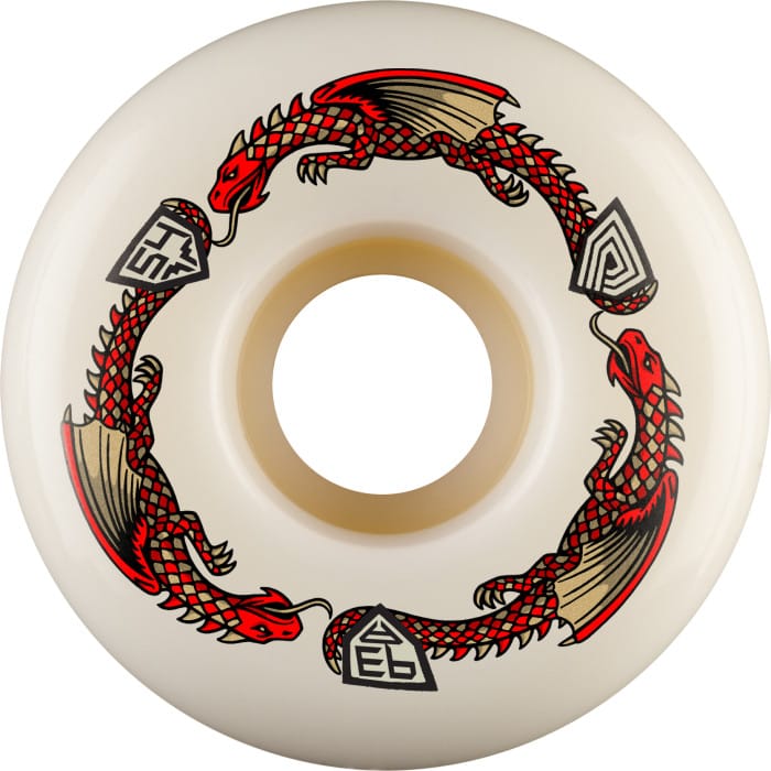 POWELL PERALTA WHEELS 54mm Powell Peralta Red Dragon Formula V7 Shape Wheels 54mm - 93A