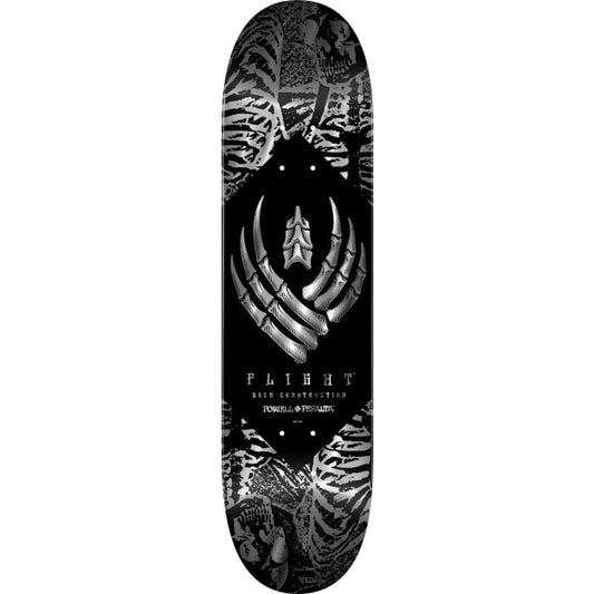 POWELL PERALTA DECK 8.25 Powell Peralta Skeleton Silver Foil Flight Deck - 8.25