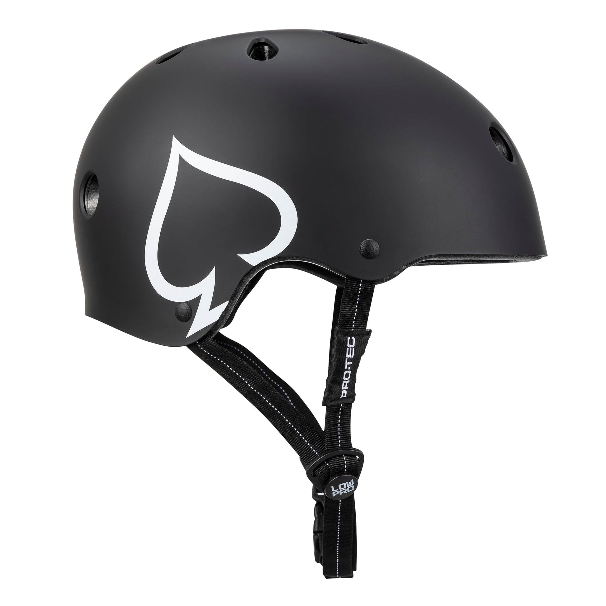 PROTEC PADS Protec Low Pro Certified Helmet - Black Matte