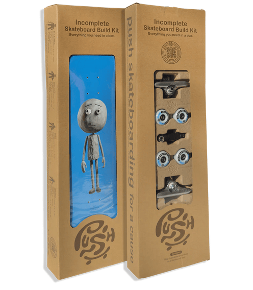 Push DECK 7.75 Push Concrete Guy FP Incomplete Skateboard Kit - 7.75