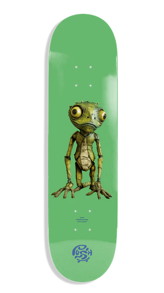 Push DECK 7.5 Push Lizard Guy FP Incomplete Skateboard Kit - 7.5