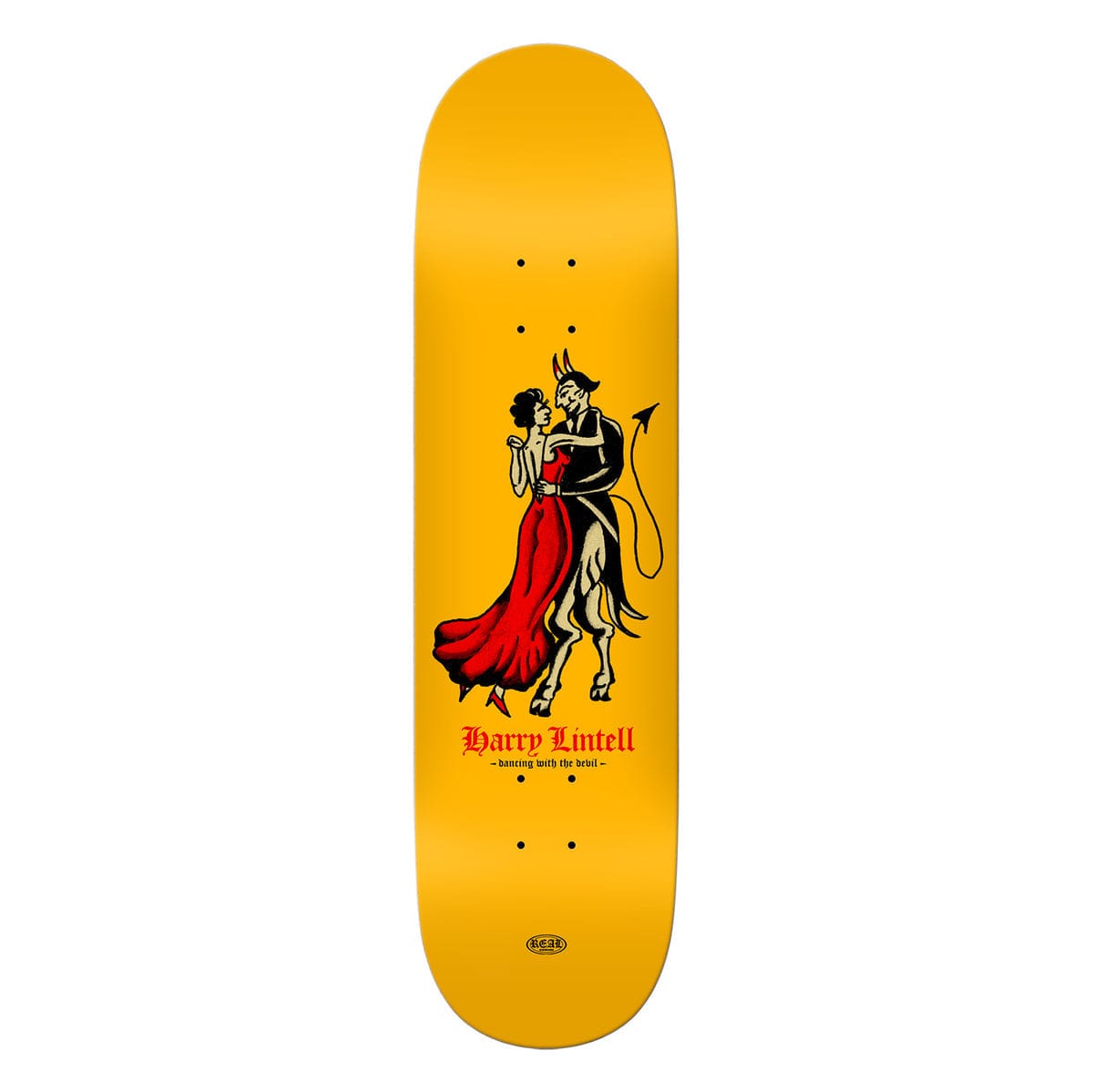 REAL SKATEBOARDS DECK 8.5 Real Harry Lintell Dance Devil Deck - 8.5