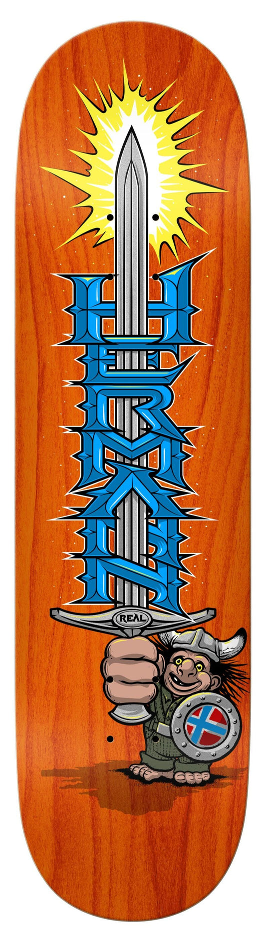 REAL SKATEBOARDS DECK 8.5 Real Herman Mighty True Fit Deck - 8.5