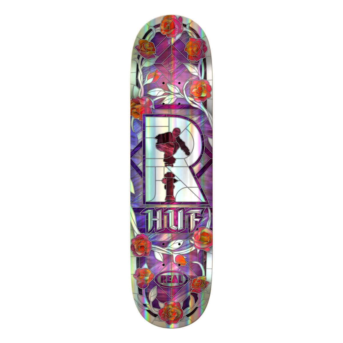 REAL SKATEBOARDS DECK 8.25 Real Huf Holographic Rainbow Cathedral Deck - 8.25