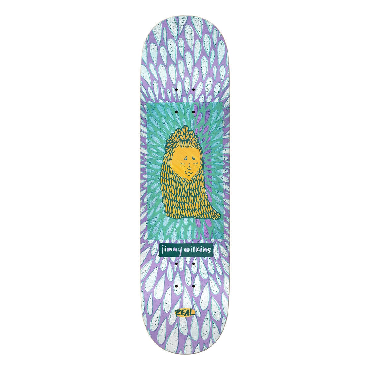 REAL SKATEBOARDS DECK 8.5 Real Jimmy Wilkins Echos Deck - 8.5