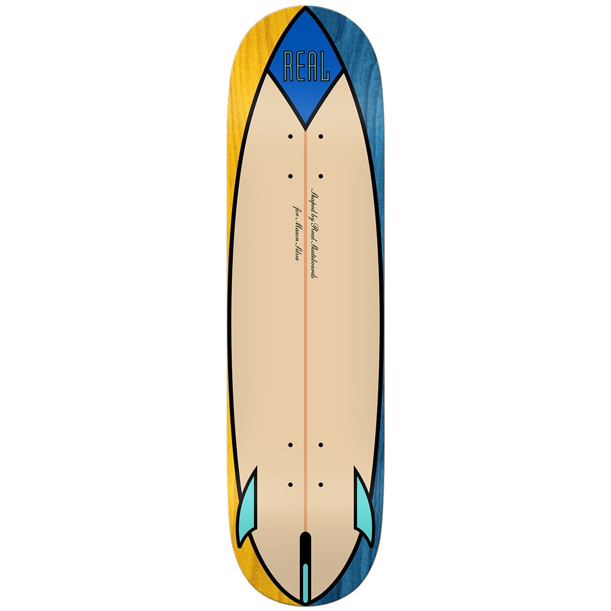 REAL SKATEBOARDS DECK 8.28 Real Mason Speed Egg Deck - 8.28