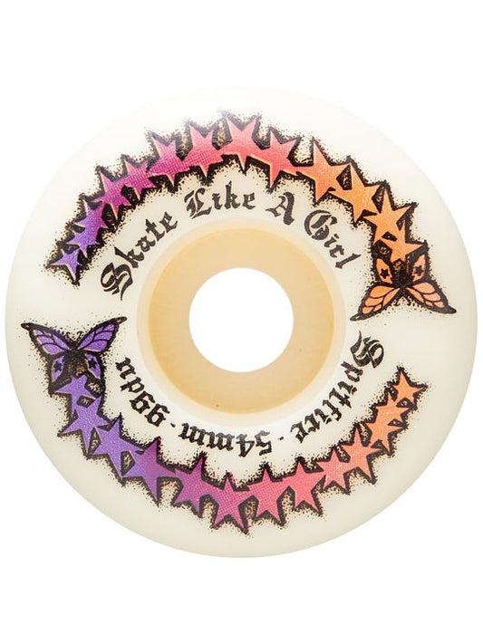 Spitfire Formula Four Radial Full Skate Like A Girl Wheels 54mm - 99D