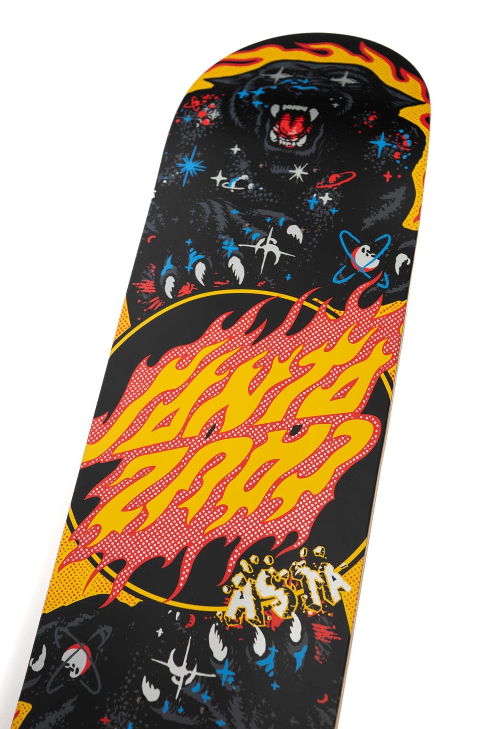 SANTA CRUZ DECK 8.25 Santa Cruz Asta Cosmic Cat Twin Tail Deck - 8.25