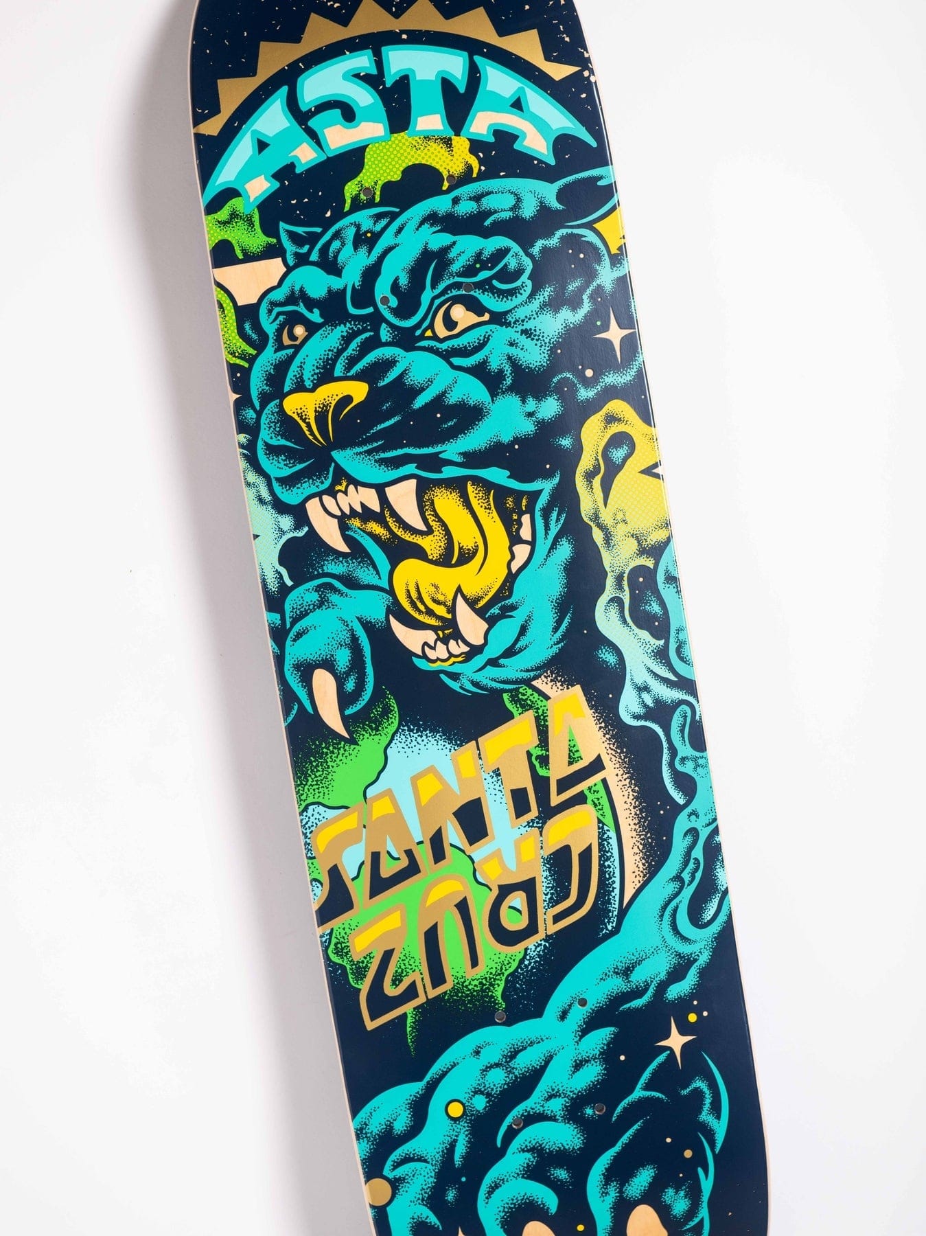 SANTA CRUZ DECK 8.25 Santa Cruz Asta Space Cat Twin Tail Deck - 8.2