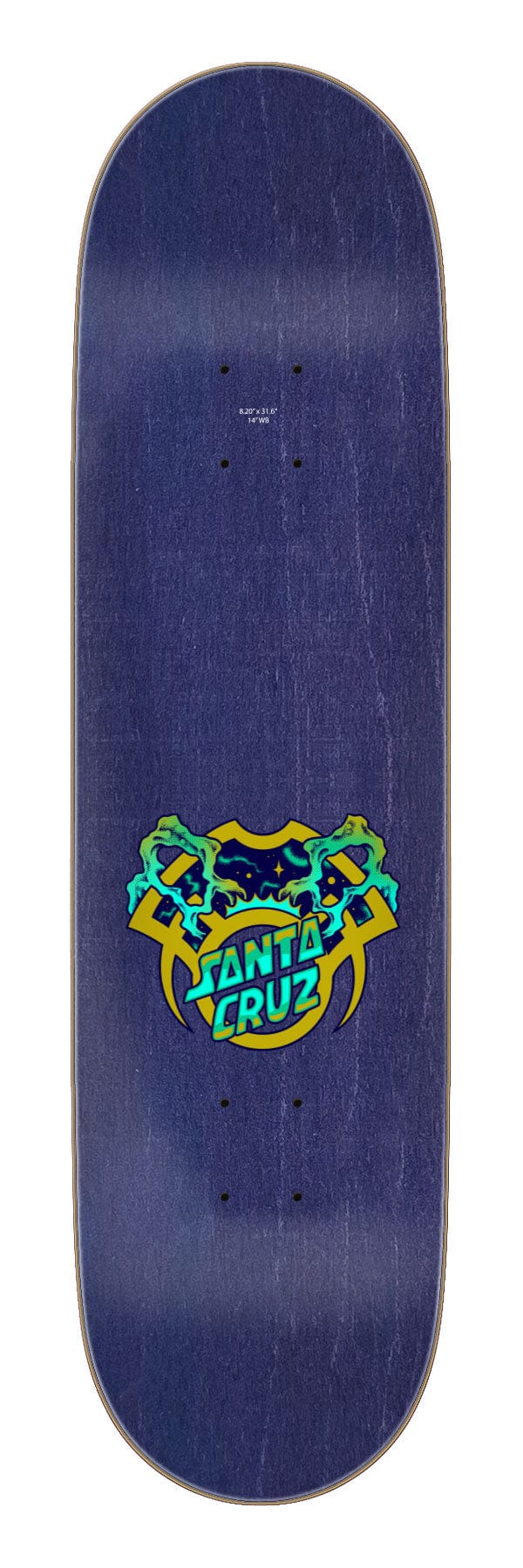SANTA CRUZ DECK 8.25 Santa Cruz Asta Space Cat Twin Tail Deck - 8.2
