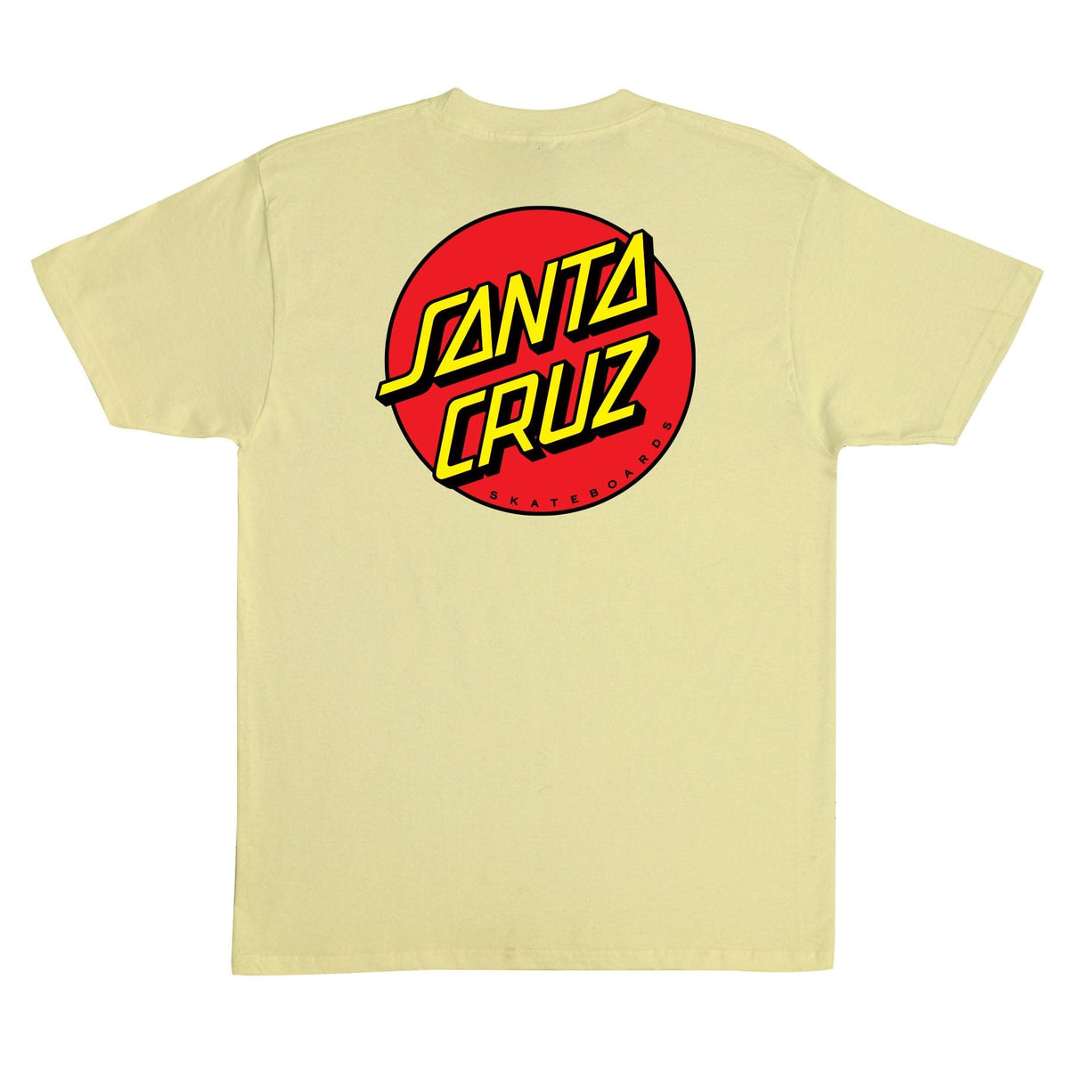 SANTA CRUZ T-SHIRT Santa Cruz Classic Dot Tee - Cornsilk