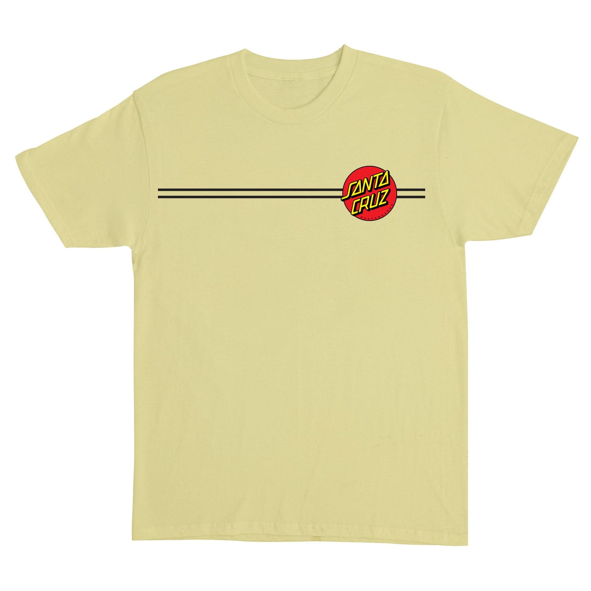 SANTA CRUZ T-SHIRT Santa Cruz Classic Dot Tee - Cornsilk