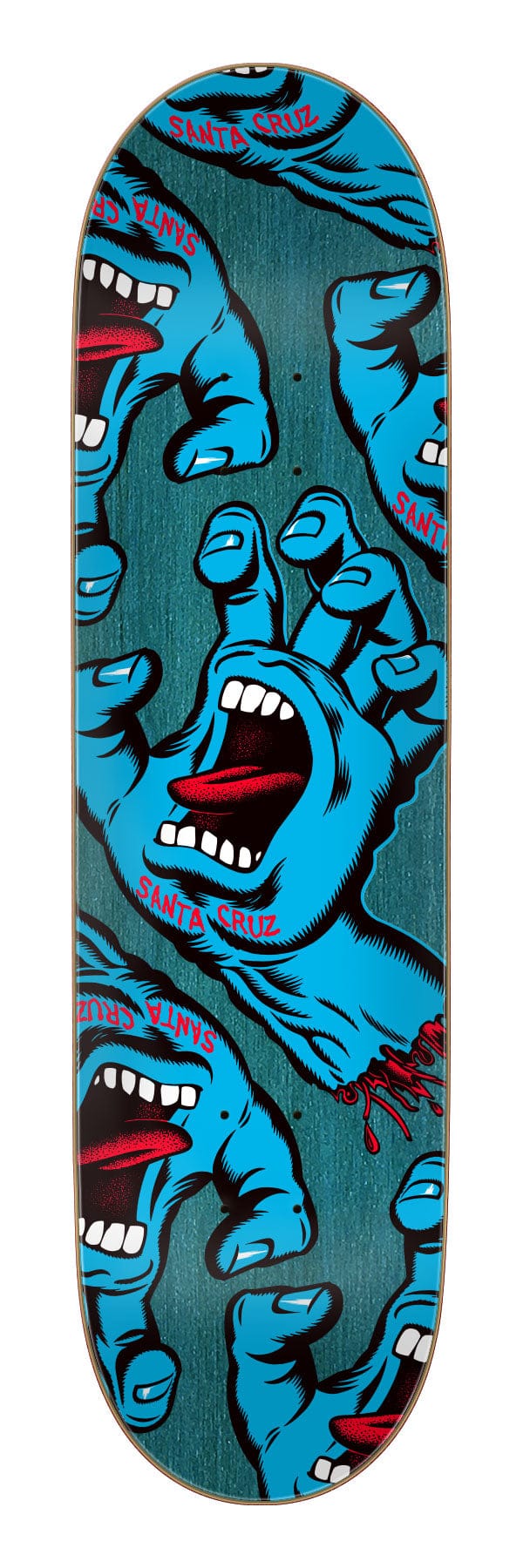 SANTA CRUZ DECK 8.25 Santa Cruz Crowded Hand Deck - 8.25