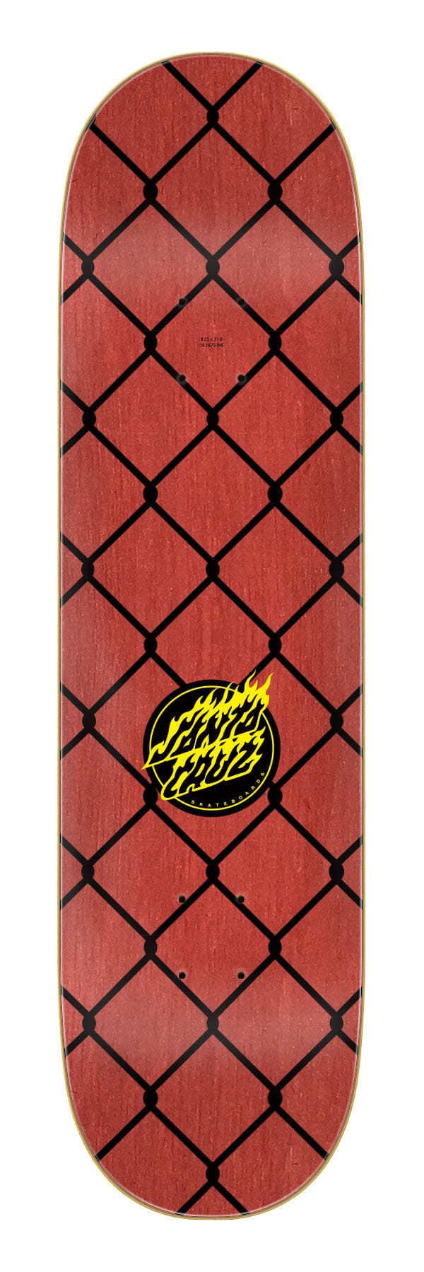 SANTA CRUZ DECK Santa Cruz Flame Dot Chain Deck