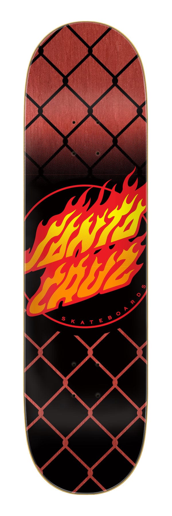 SANTA CRUZ DECK 8.25 Santa Cruz Flame Dot Chain Deck