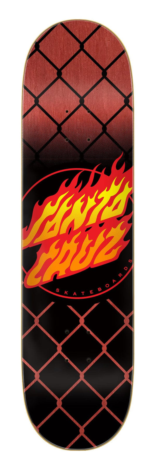 SANTA CRUZ DECK 8.25 Santa Cruz Flame Dot Chain Deck