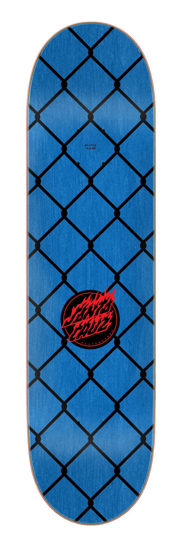 SANTA CRUZ DECK Santa Cruz Flame Dot Chain Deck