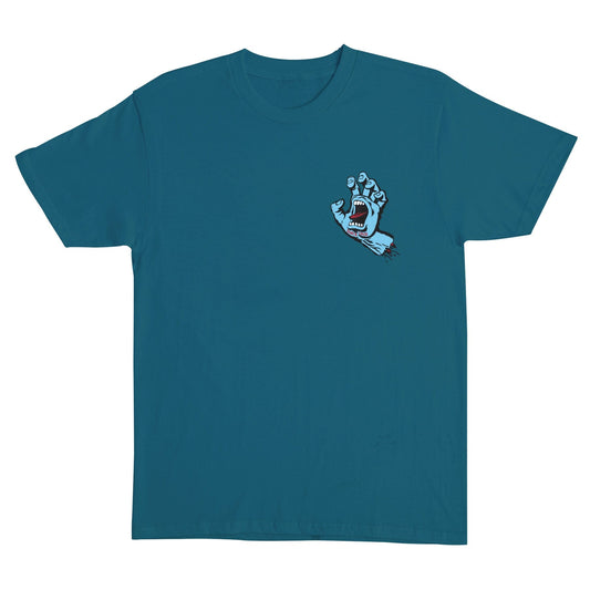 SANTA CRUZ T-SHIRT Santa Cruz Screaming Hand Tee - Galapagos Blue