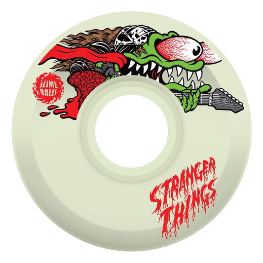 SANTA CRUZ WHEELS 60mm Santa Cruz Slime Balls x Stranger Things Meek Slasher Eddie Light Up Wheels 60mm - 78a